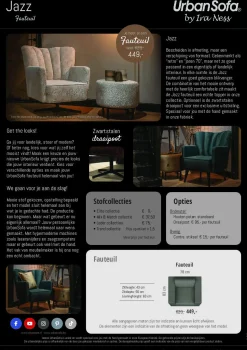 Fauteuil Jazz - zelf samenstellen - Loft24.nl