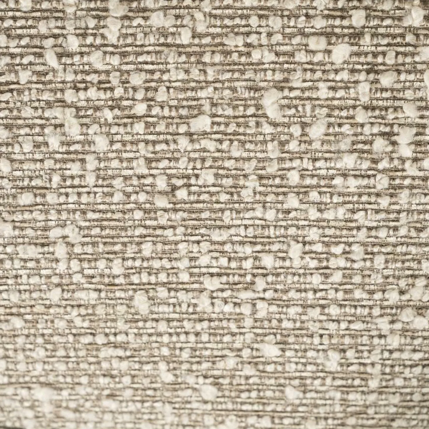 Fauteuil Lola Bouclé en eikenhout - Taupe - Loft24.nl