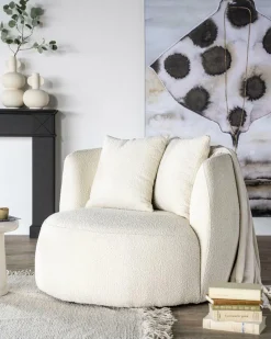 Fauteuil Louis Bouclé - Beige - Loft24.nl