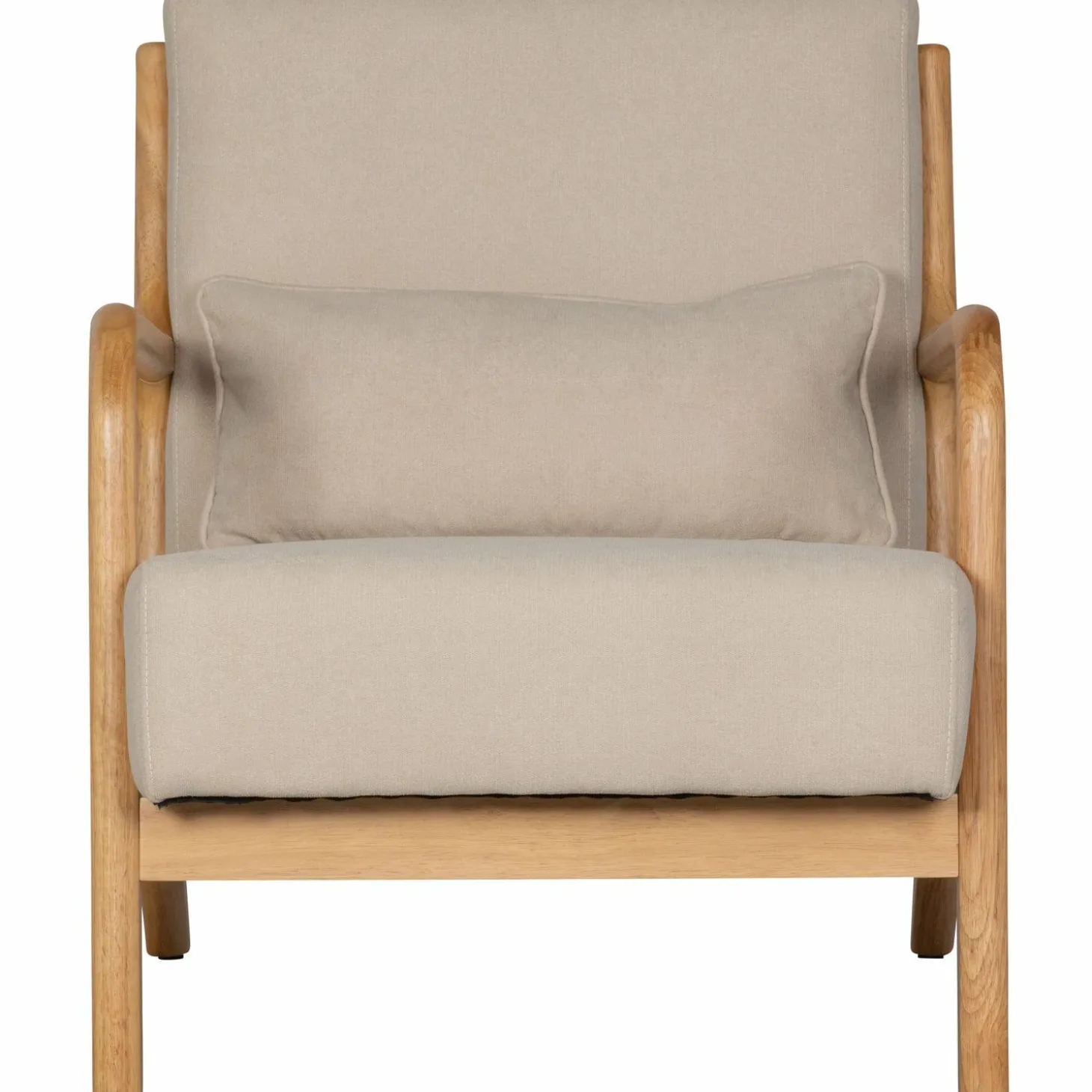 Fauteuil Mark Geweven stof - Naturel - Loft24.nl