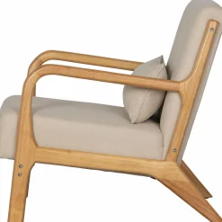 Fauteuil Mark Geweven stof - Naturel - Loft24.nl