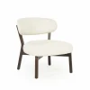 Fauteuil Mikky Eikenhout en stof Beige / Bruin - Loft24.nl