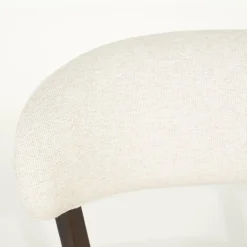 Fauteuil Mikky Eikenhout en stof Beige / Bruin - Loft24.nl