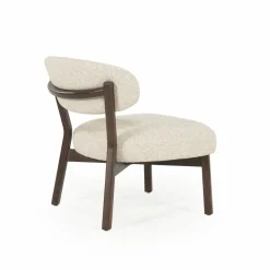 Fauteuil Mikky Eikenhout en stof Beige / Naturel - Loft24.nl