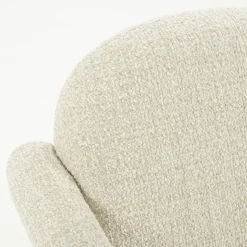 Fauteuil Monica Grove Bouclé - Beige - Loft24.nl