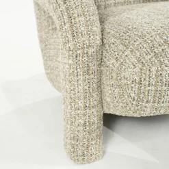 Fauteuil Monica Grove Bouclé - Beige - Loft24.nl