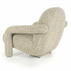 Fauteuil Monica Grove Bouclé - Beige - Loft24.nl