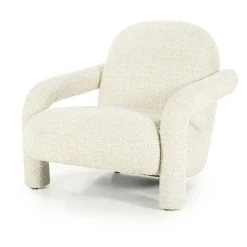 Fauteuil Monica Grove Bouclé - Beige - Loft24.nl
