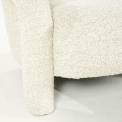 Fauteuil Monica Grove Bouclé - Beige - Loft24.nl