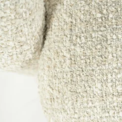 Fauteuil Monica Grove Bouclé - Beige - Loft24.nl