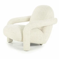Fauteuil Monica Grove Bouclé - Beige - Loft24.nl