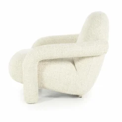 Fauteuil Monica Grove Bouclé - Beige - Loft24.nl