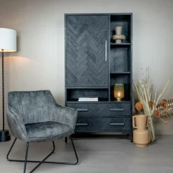 Fauteuil Monte Velvet - Groen - Loft24.nl