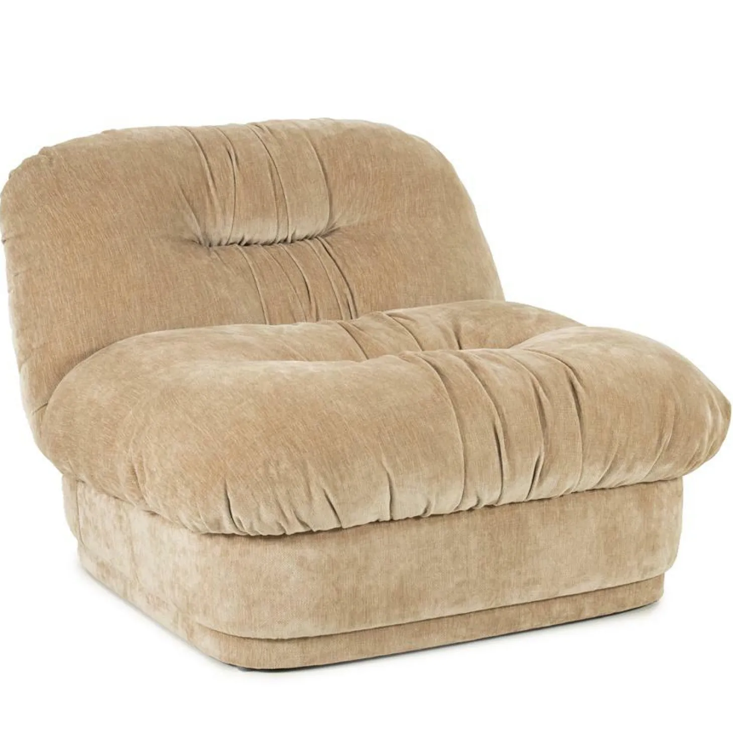 Fauteuil Nook Chenille - Beige - Loft24.nl