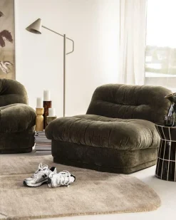 Fauteuil Nook Chenille - Groen - Loft24.nl