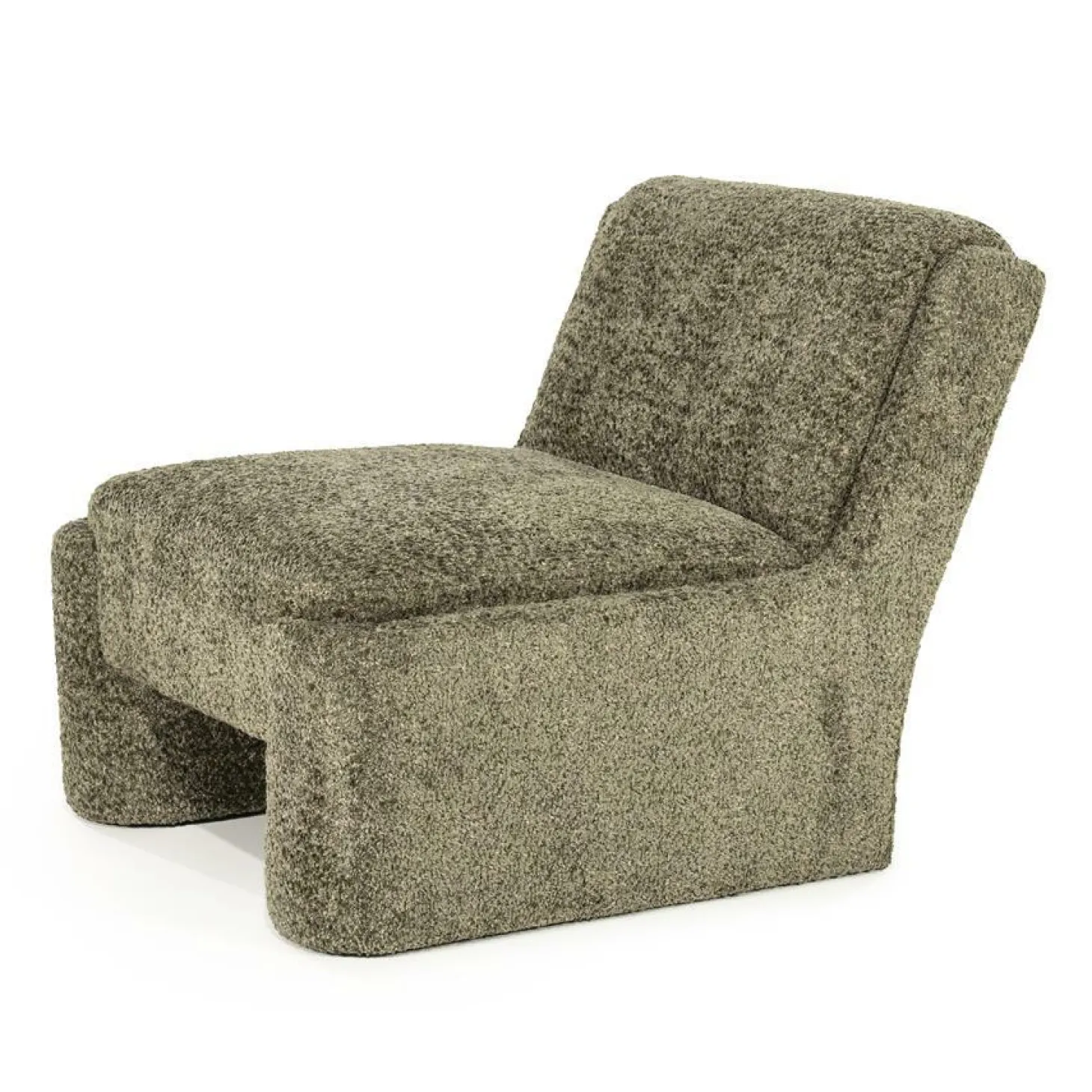 Fauteuil Omla Fluffy - Groen - Loft24.nl
