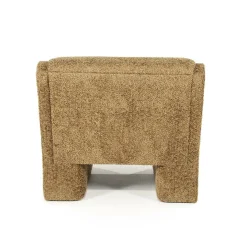 Fauteuil Omla Fluffy - Mosterd - Loft24.nl