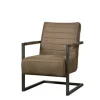 Fauteuil Rocca Leder - Bruin - Loft24.nl