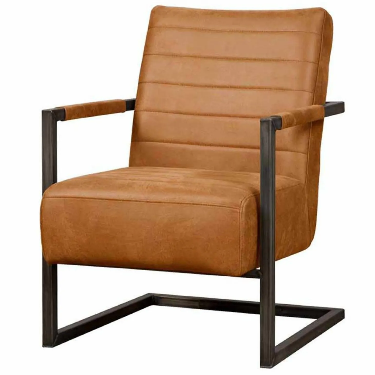 Fauteuil Rocca Leder - Cognac - Loft24.nl