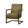 Fauteuil Rocca Leder - Groen - Loft24.nl