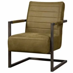Fauteuil Rocca Leder - Groen - Loft24.nl
