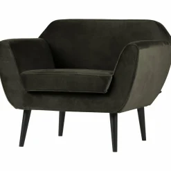 Fauteuil Rocco Velvet - Warm groen - Loft24.nl