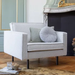 Fauteuil Rodeo Bouclé - Naturel - Loft24.nl