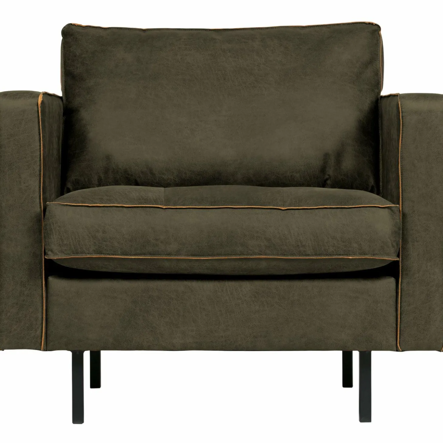Fauteuil Rodeo Classic Gerecycled Leer - Army - Loft24.nl