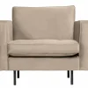 Fauteuil Rodeo Classic Velvet - Khaki - Loft24.nl