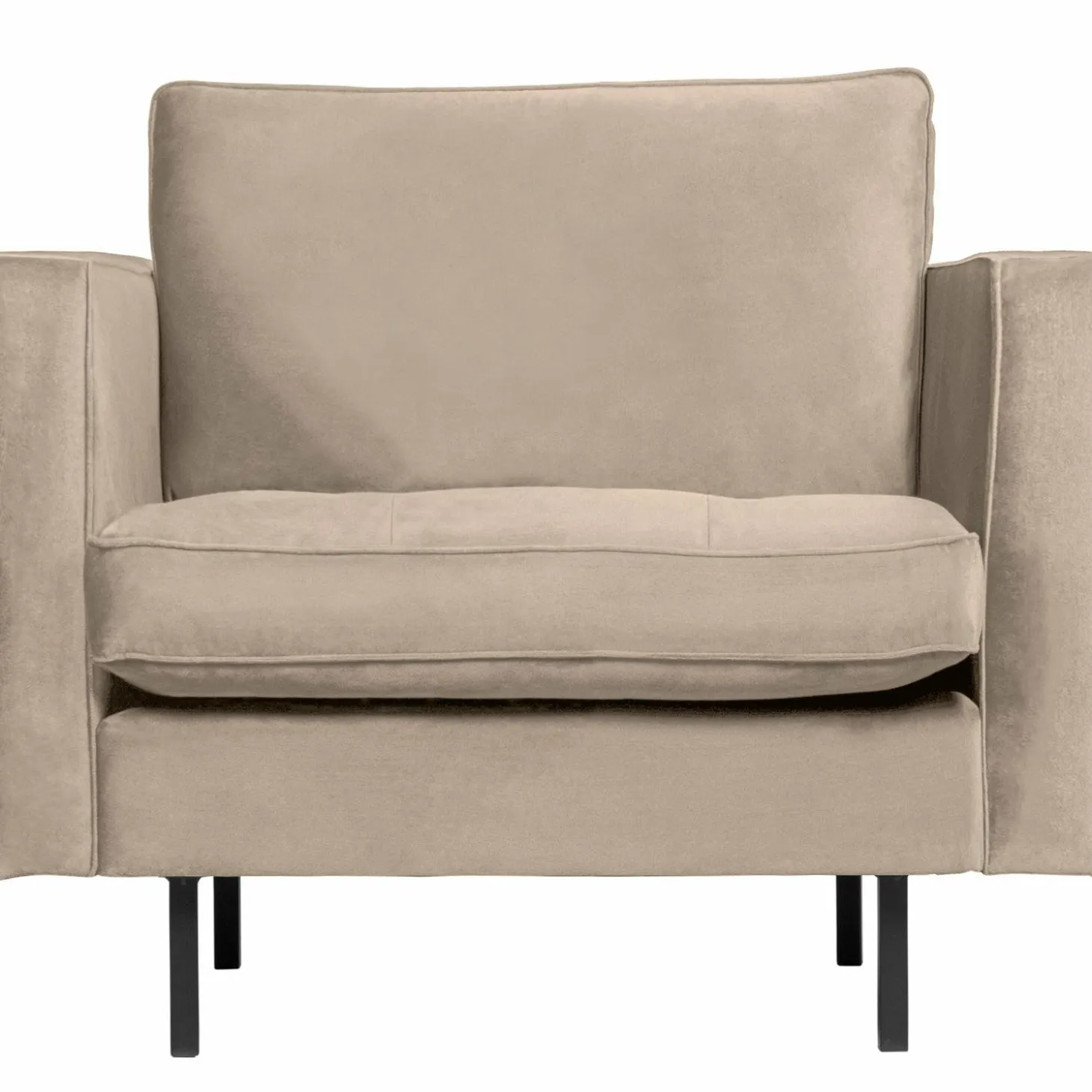 Fauteuil Rodeo Classic Velvet - Khaki - Loft24.nl