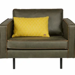 Fauteuil Rodeo Gerecycled Leer - Army - Loft24.nl