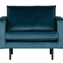 Fauteuil Rodeo Velvet - Blauw - Loft24.nl