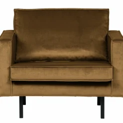 Fauteuil Rodeo Velvet - Honing (geel) - Loft24.nl