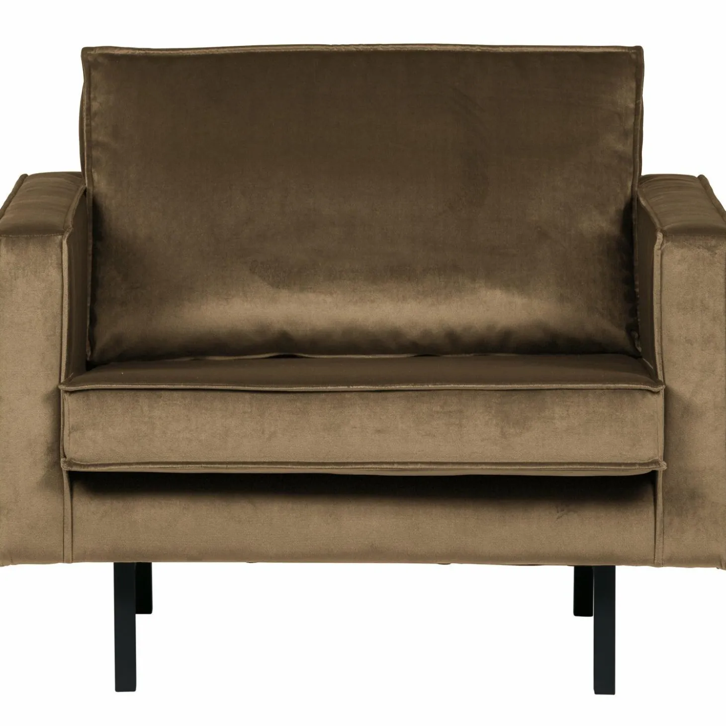 Fauteuil Rodeo Velvet - Taupe - Loft24.nl