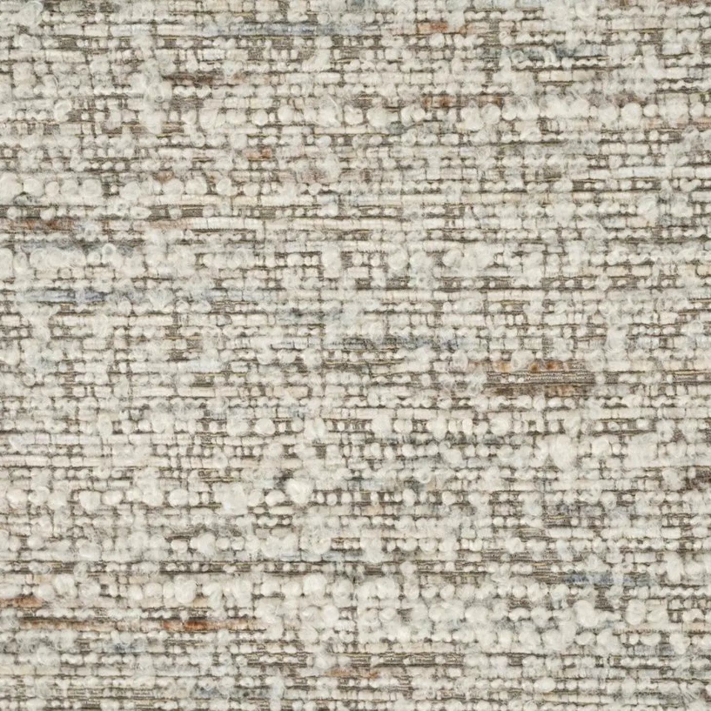 Fauteuil Ryan Met hocker Bouclé - Beige - Loft24.nl