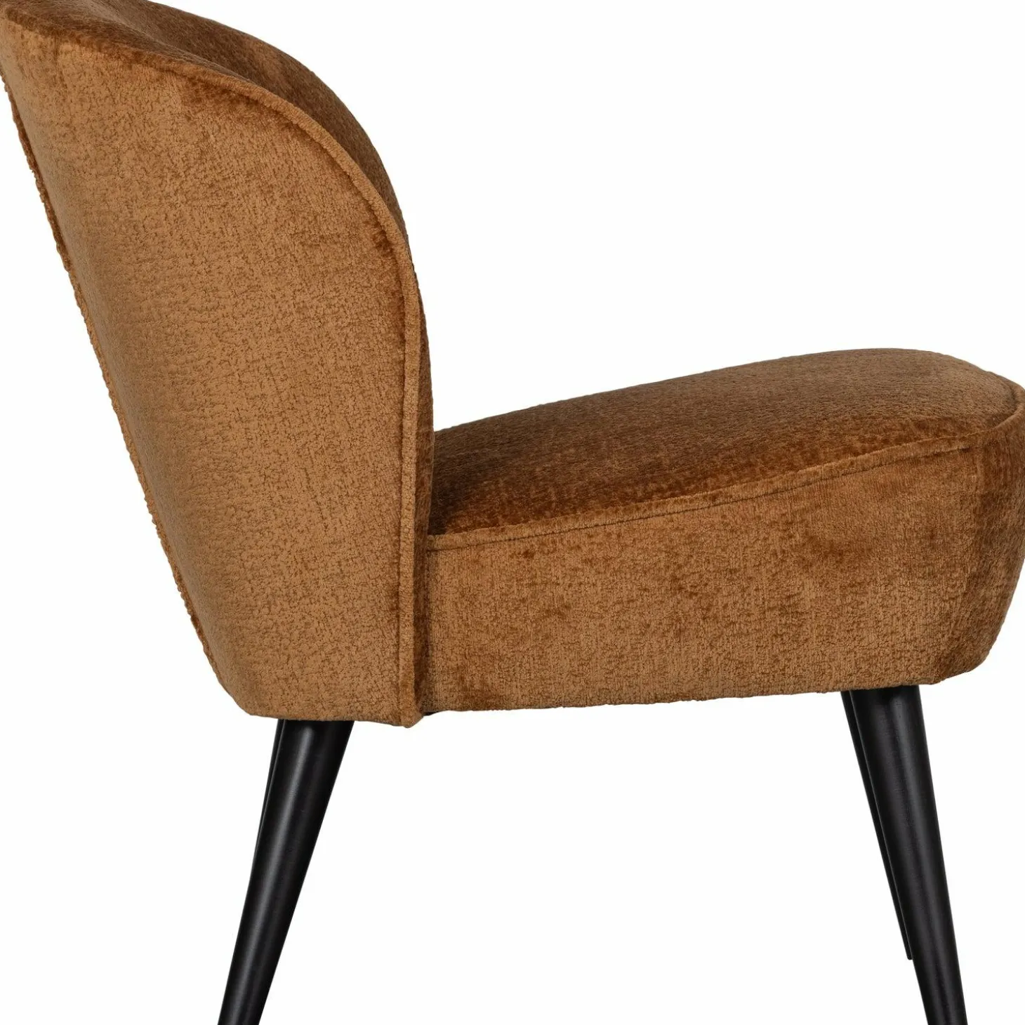 Fauteuil Sara Chenille - Cognac - Loft24.nl