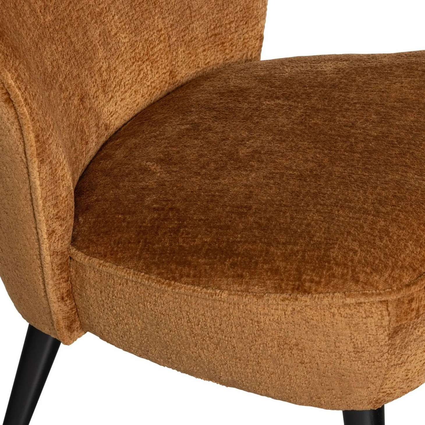 Fauteuil Sara Chenille - Cognac - Loft24.nl