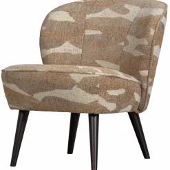 Fauteuil Sara Geweven - Camouflage Groen - Loft24.nl