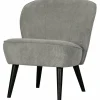 Fauteuil Sara Rib - Vergrijsd Groen - Loft24.nl