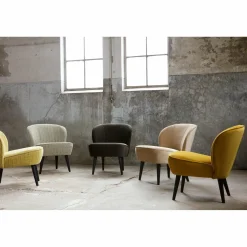 Fauteuil Sara Velvet - Okergeel - Loft24.nl