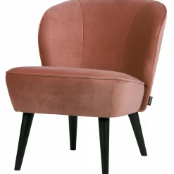 Fauteuil Sara Velvet - Oud Roze - Loft24.nl