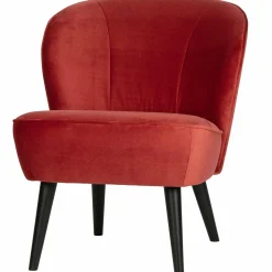 Fauteuil Sara Velvet - Raspberry - Loft24.nl