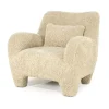 Fauteuil Shaun Sheep stof - Taupe - Loft24.nl