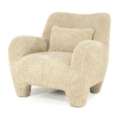 Fauteuil Shaun Sheep stof - Taupe - Loft24.nl
