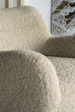 Fauteuil Shaun Sheep stof - Taupe - Loft24.nl