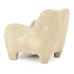 Fauteuil Shaun Sheep stof - Taupe - Loft24.nl