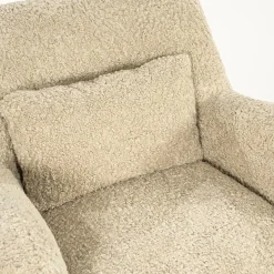 Fauteuil Shaun Sheep stof - Taupe - Loft24.nl