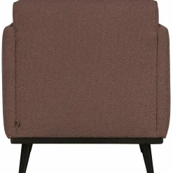 Fauteuil Statement met armleuning Bouclé - Coffee - Loft24.nl