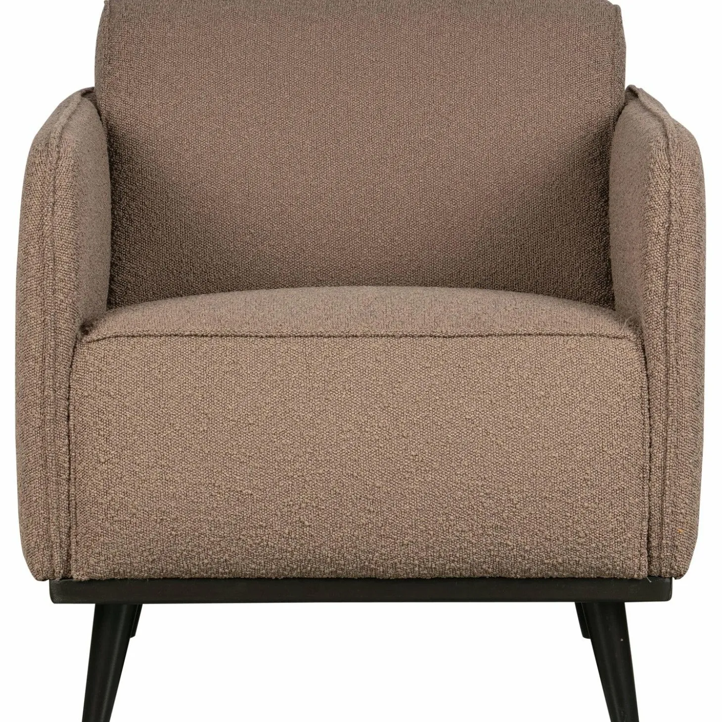 Fauteuil Statement met armleuning Bouclé - Nougat - Loft24.nl