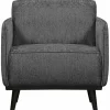 Fauteuil Statement met Armleuning Structure Velvet - Mountain - Loft24.nl